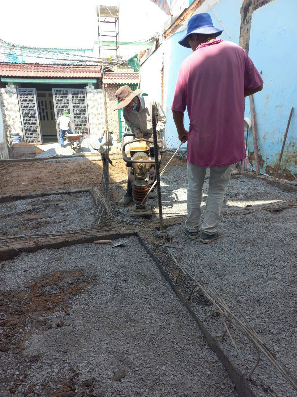 Thi công nhà anh Doanh – Chị Nga , Lê Văn Khương Quận 12