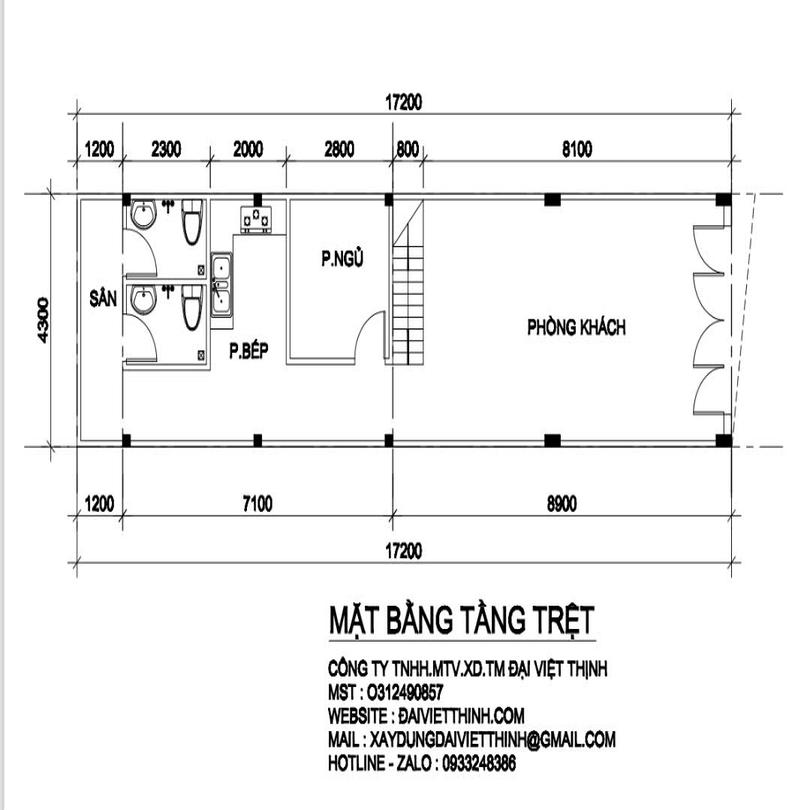 cải tạo nhà cũ tại quận Bình Thạnh có bản vẽ